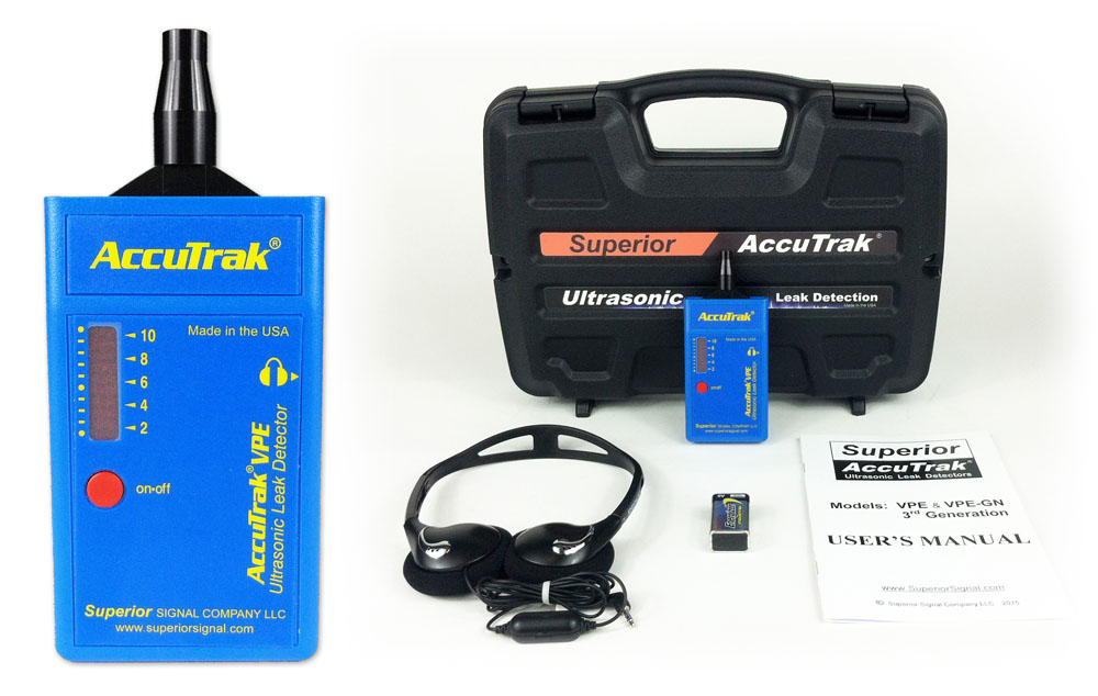 Accutrak VPE Ultrasonic Leak Detector Basic Kit